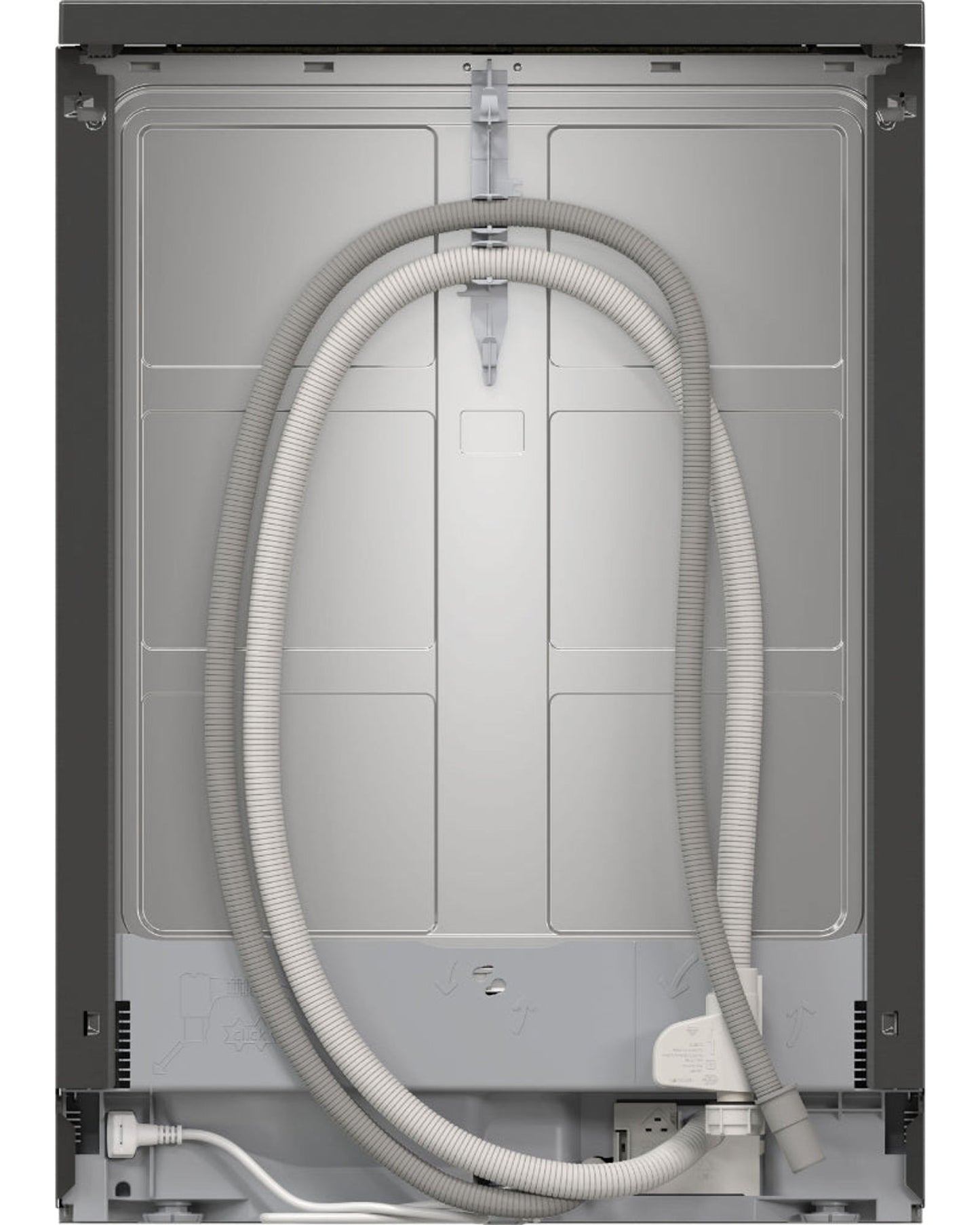 Bosch Series 4, free-standing dishwasher,60 cm - SMS4HMC00M Black inox