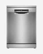Bosch, 14 Place Settings, Freestanding Dishwasher, Home Connect, SuperSilence, VarioDrawer – SMS4HMI25M Silver