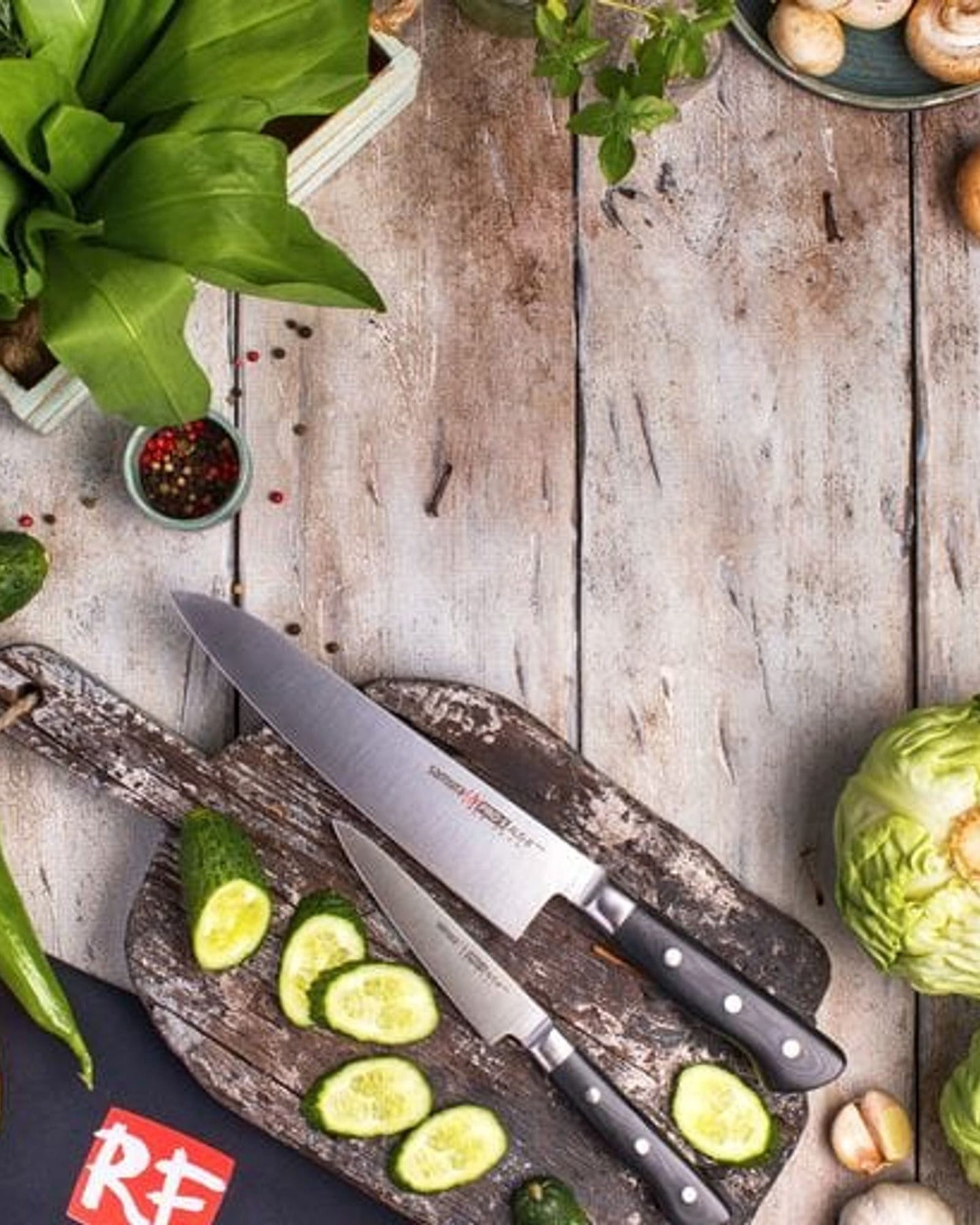 Samura PRO S Set of 2 kitchen  knives: Utility knife, Chef's knife  SP 0210