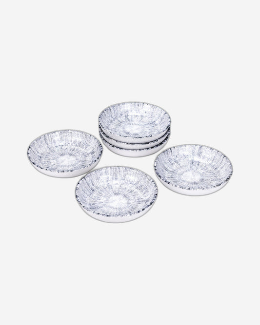 Edessa Astin 13cm Round Ceramic Serving Bowl, Multicolor (Set of 6)