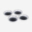 Edessa Ceramic Cosmo 13Cm Round Serving Bowl, Multicolor (Set of 4)