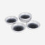 Edessa Ceramic Cosmo 13Cm Round Serving Bowl, Multicolor (Set of 6)