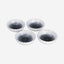 Edessa Ceramic Cosmo 10.5Cm Round Snack Bowl, Multicolor (Set of 4)
