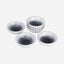 Edessa Ceramic Cosmo 10.5Cm Round Snack Bowl, Multicolor (Set of 6)