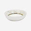 Edessa Elana 10.5cm Round Ceramic Snack Bowl, White (Set of 1)