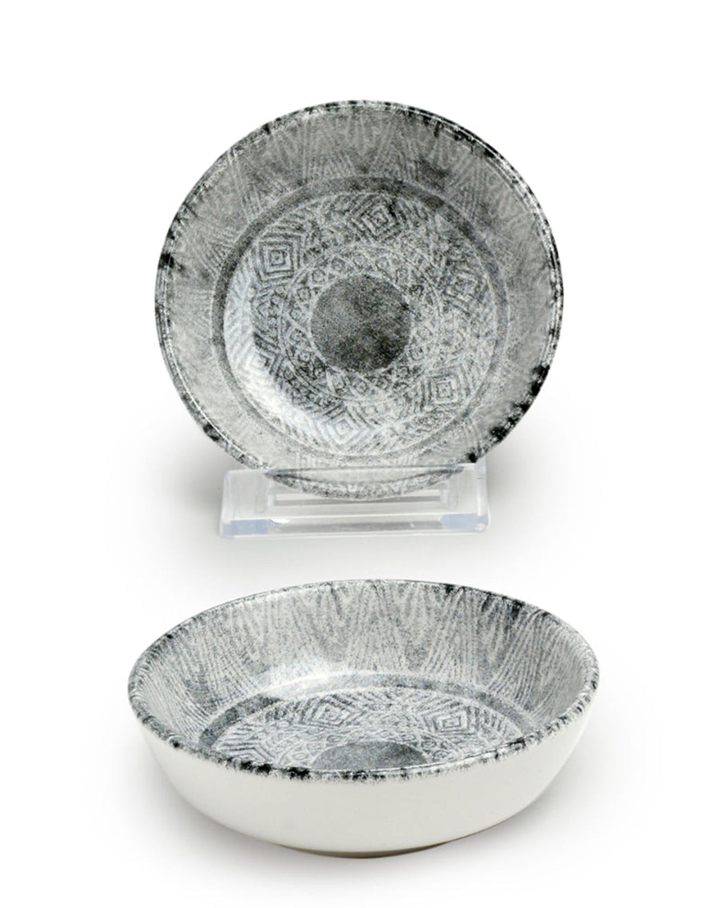 Edessa Ceramic Ginko 10.5Cm Round Snack Bowl (Set of 1)