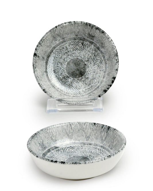 Edessa Ceramic Ginko 10.5Cm Round Snack Bowl (Set of 1)