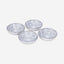 Edessa Ceramic Astin 10.5Cm Round Snack Bowl, Multicolor (Set of 4)