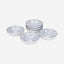 Edessa Ceramic Astin 10.5Cm Round Snack Bowl, Multicolor (Set of 6)