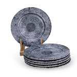 Edessa Ceramic Ginko 20Cm Dessert Plate, Multicolor (Set of 6)