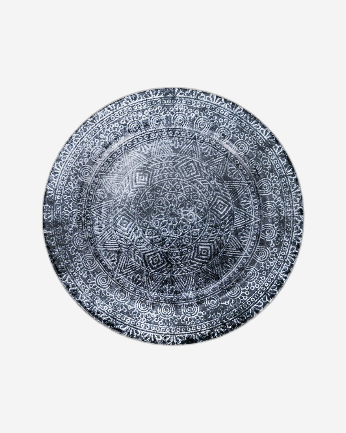 Edessa Ceramic Ginko 27Cm Round Dinner Plate, Multicolor (Set of 1)