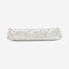 Edessa Elana Ceramic Rectangle Serving Plate (White, 12.5 x 24cm, Set of 1)