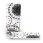 Edessa Cosmo Ceramic Rectangle Serving Plate (Multicolor, 12.5 x 24cm, Set of 6)