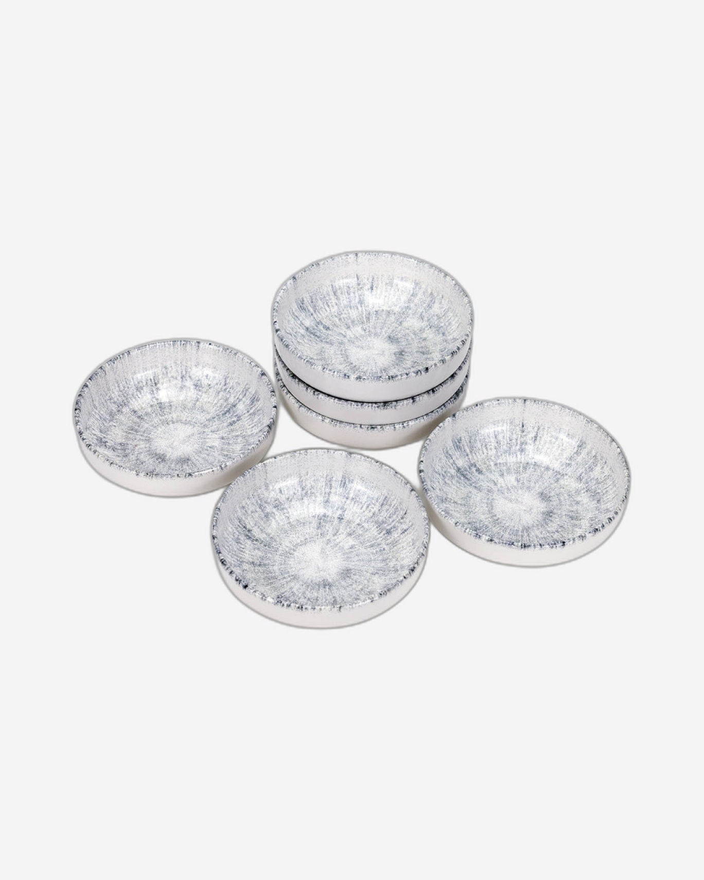 Edessa Astin Ceramic Round Soup Bowl - 15cm, Multicolor Designer Bowl (Set of 6)