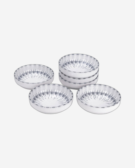 Edessa Cosmo 15cm Ceramic Round Soup Bowl, Multicolor (Set of 6)