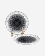 Edessa Cosmo 20cm Ceramic Dessert Plate, Multicolor (Set of 6)