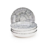 Edessa Astin 21cm Ceramic Soup Plate - Multicolor (Set of 4)