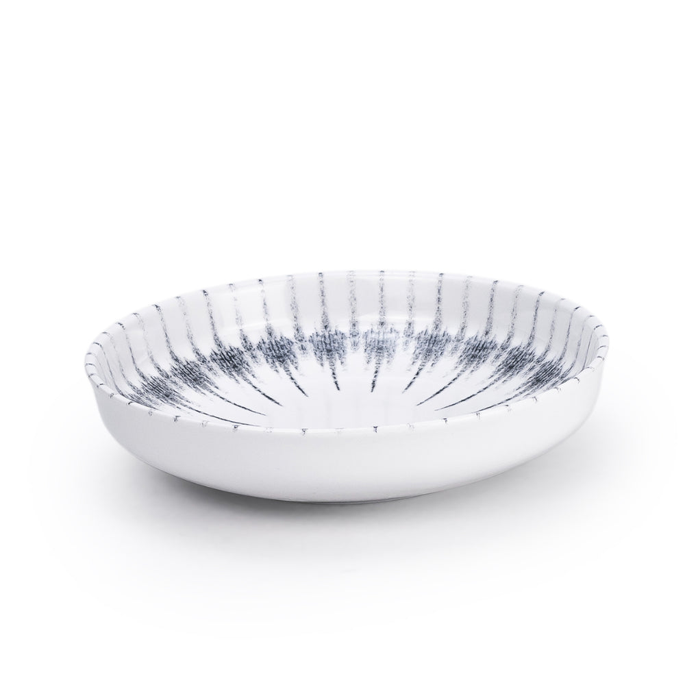 Edessa Cosmo 21cm Ceramic Soup Plate, White (Set of 4)