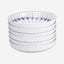 Edessa Cosmo 21cm Ceramic Soup Plate, White (Set of 6)