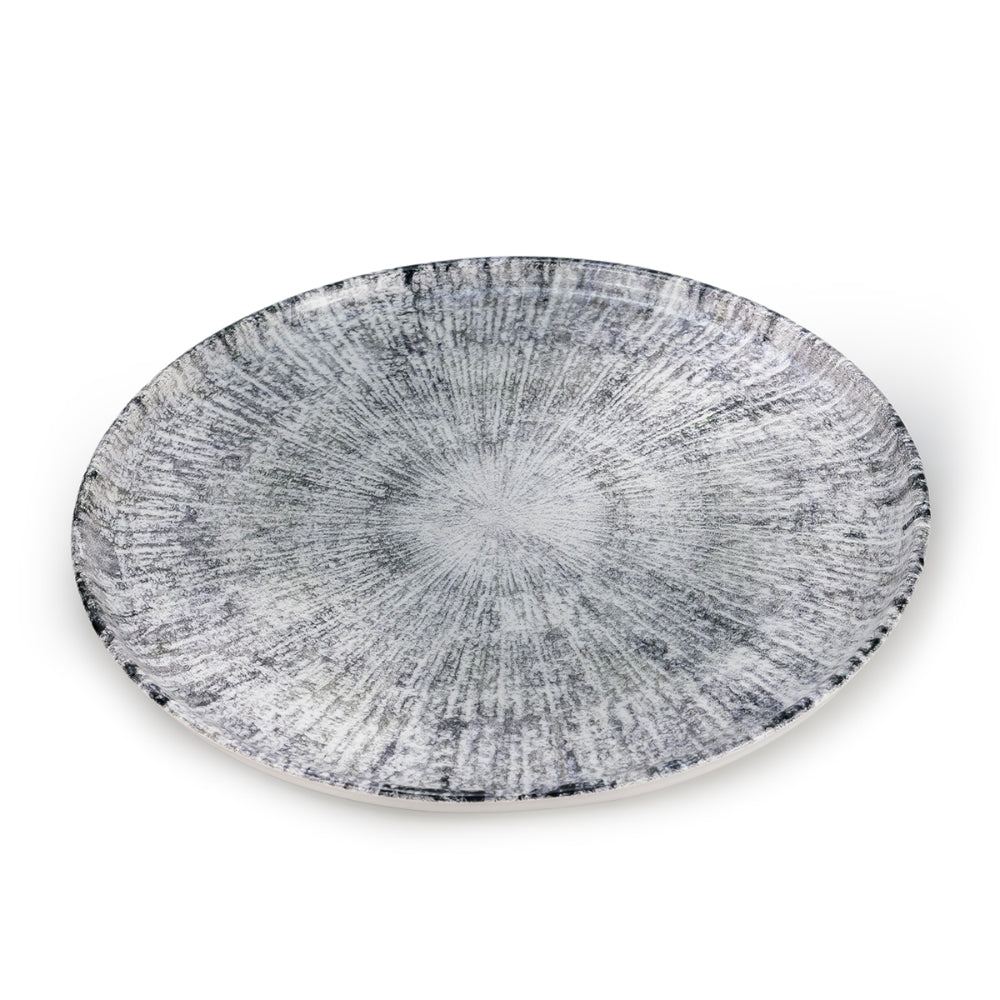 Edessa 26.5cm Astin Ceramic Dinner Plate - Multicolor (Set of 1)