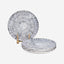 Edessa 26.5cm Astin Ceramic Dinner Plate - Multicolor (Set of 4)