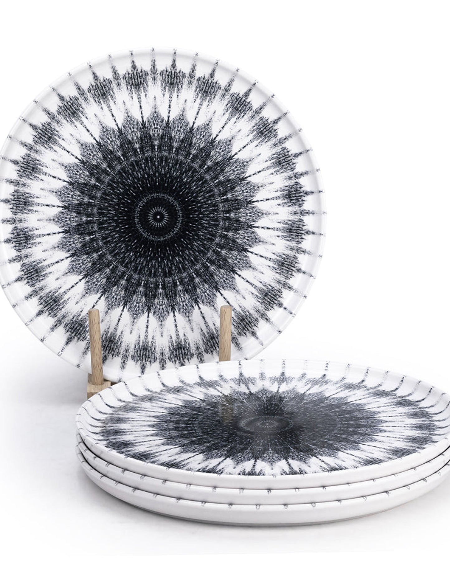 Edessa 26.5cm Cosmo Ceramic Dinner Plate - Multicolor (Set of 4)