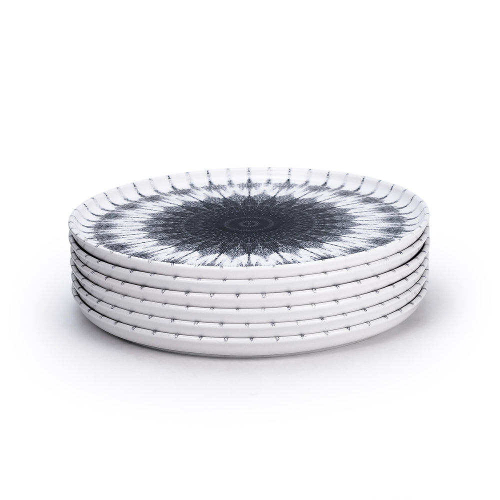 Edessa 26.5cm Cosmo Ceramic Dinner Plate - Multicolor (Set of 6)