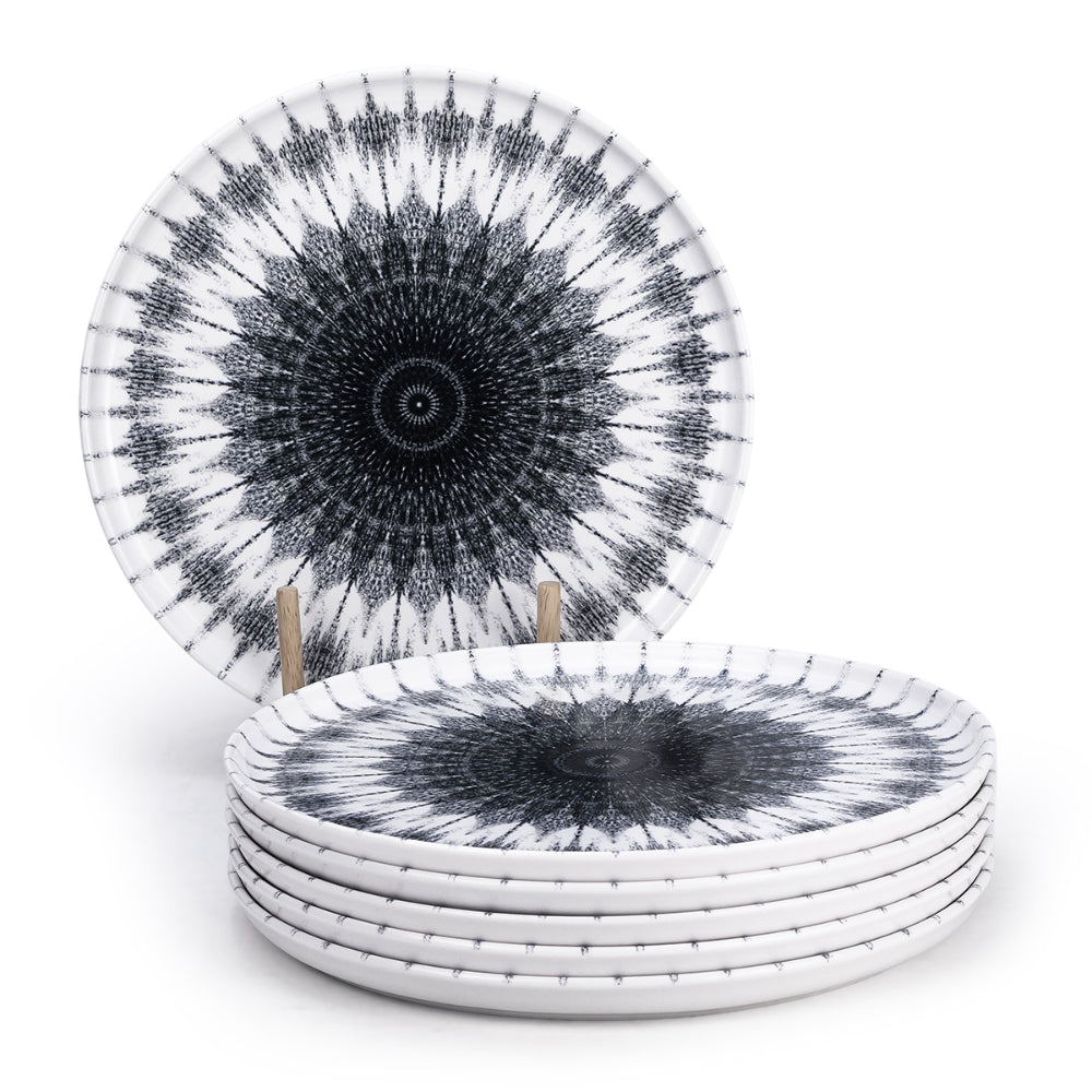 Edessa 26.5cm Cosmo Ceramic Dinner Plate - Multicolor (Set of 6)