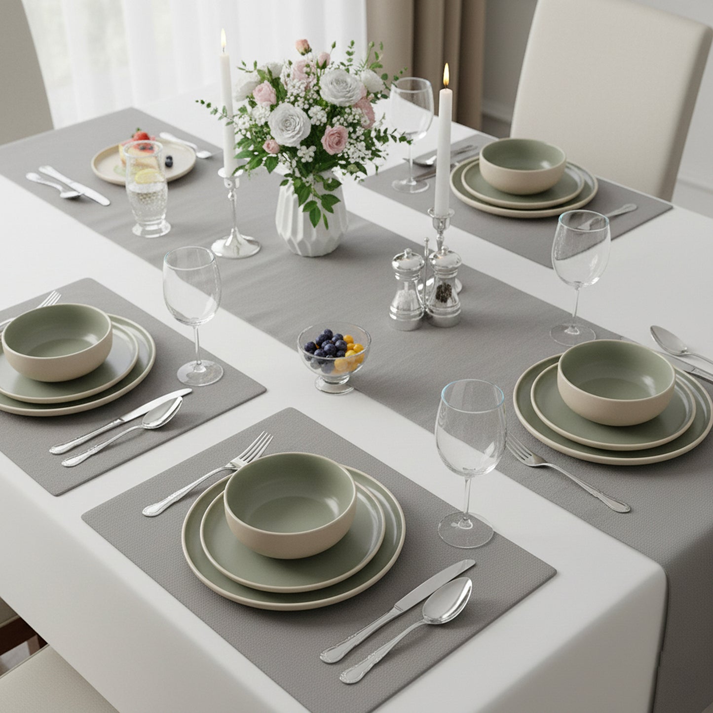 Cuisine Art Stoneware Dinner Set 12Pc MOLY