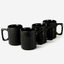 Cuisine Art ZOE Mug Set 4 pcs 385 ml Black