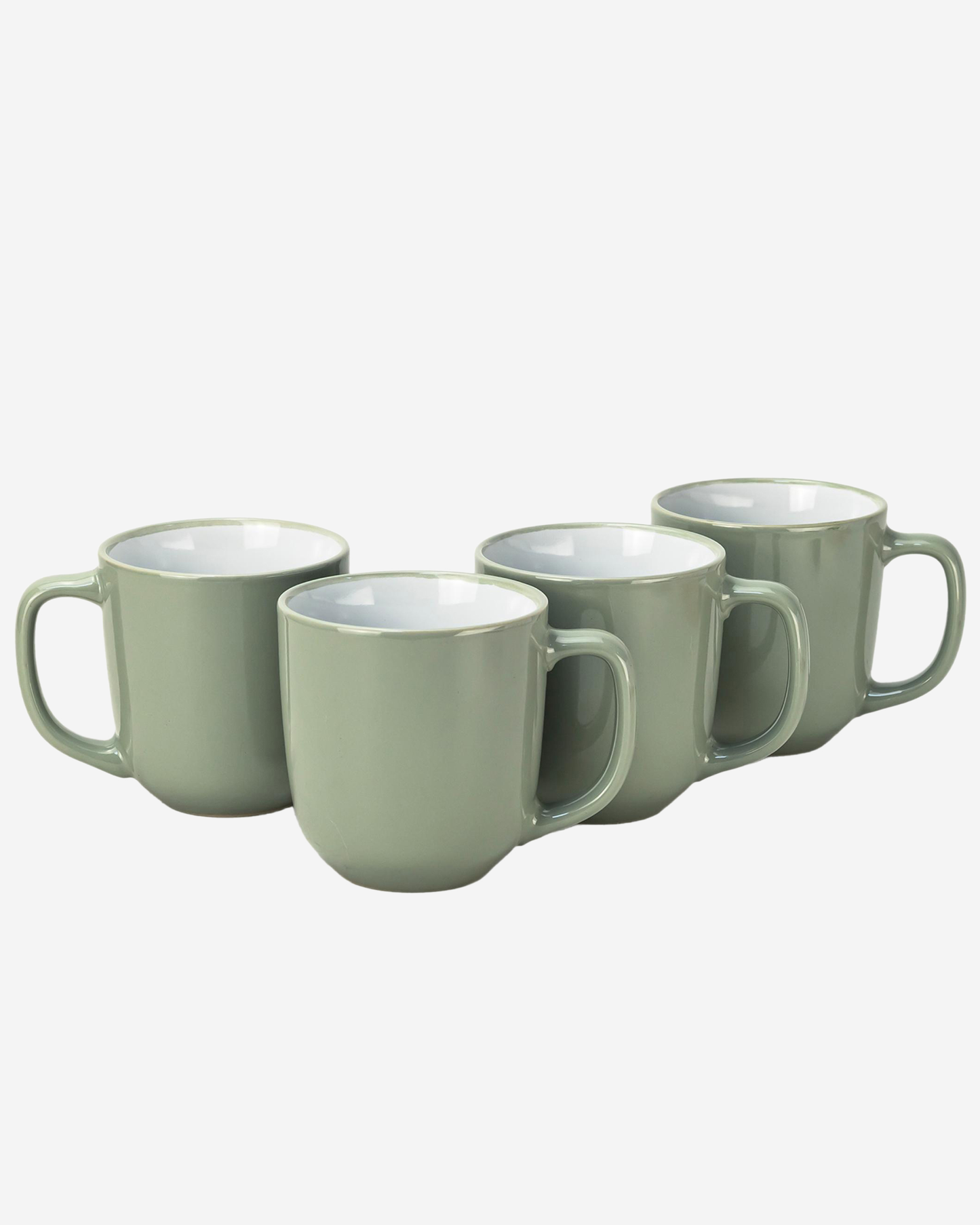 Cuisine Art IVY Mug Set 4 pcs 420 ml Olive Green