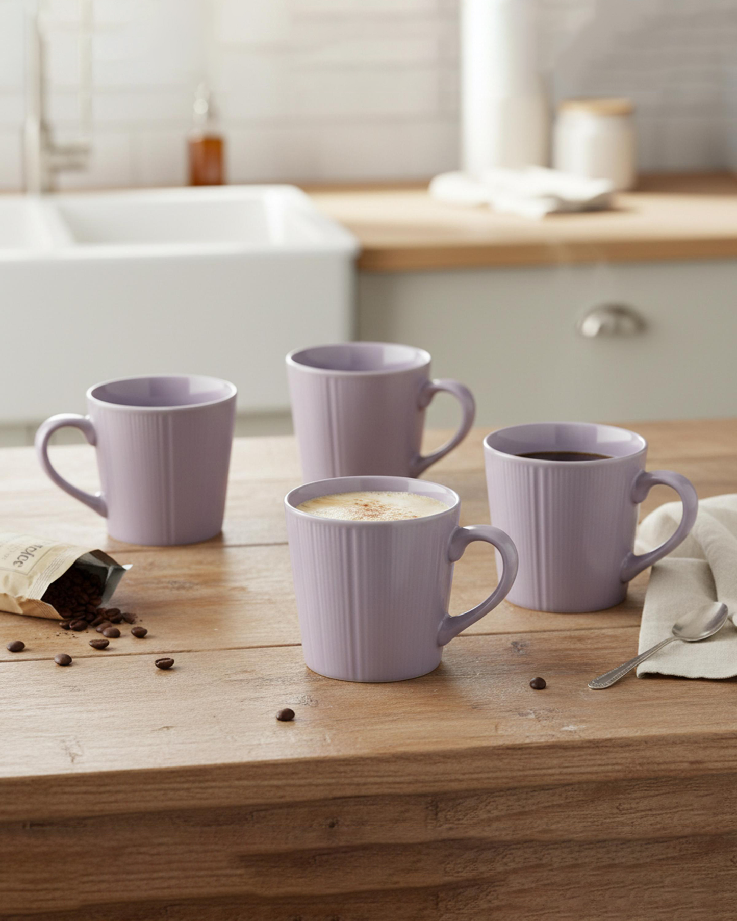 Cuisine Art EVE Mug Set 4 pcs 300 ml Lavender