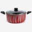 Senstan Flame Design Non-Stick Casserole 28 cm Red