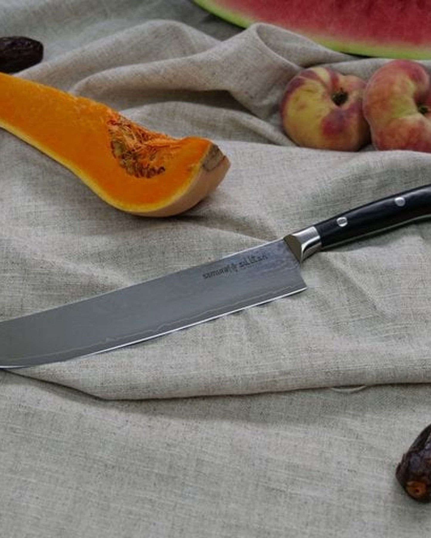 Samura Sultan Slicer Pichak Long 8 3"-210 MM, black  SU 0045DB