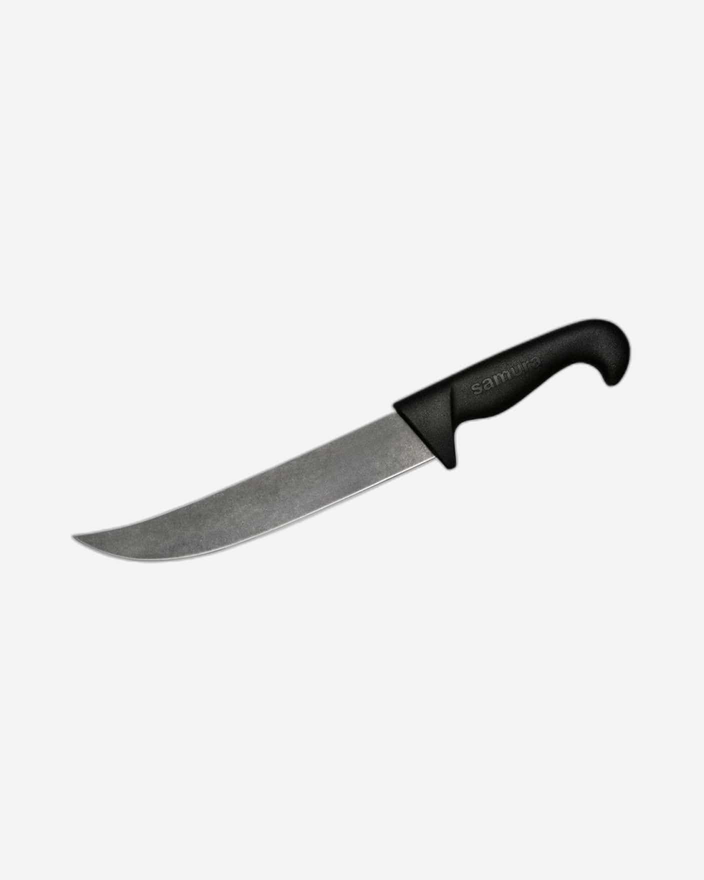 Samura Sultan PRO Stonewash Slicer Pichak Long 8 4"-213 MM, Black handle  SUP 0045B