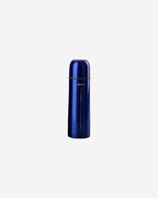 Zojirushi SV-GG35-AH, Stainless Steel Flask With Cup, 0.35 Liter Capacity, Blue