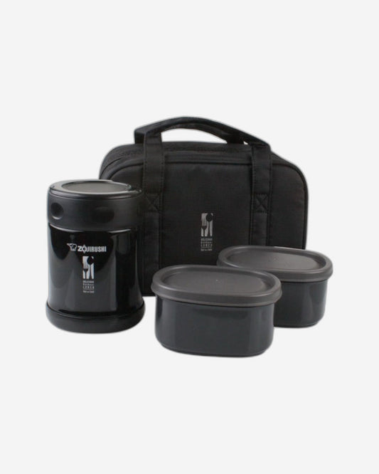 Zojirushi 0.35L Black Vacuum Food Jar