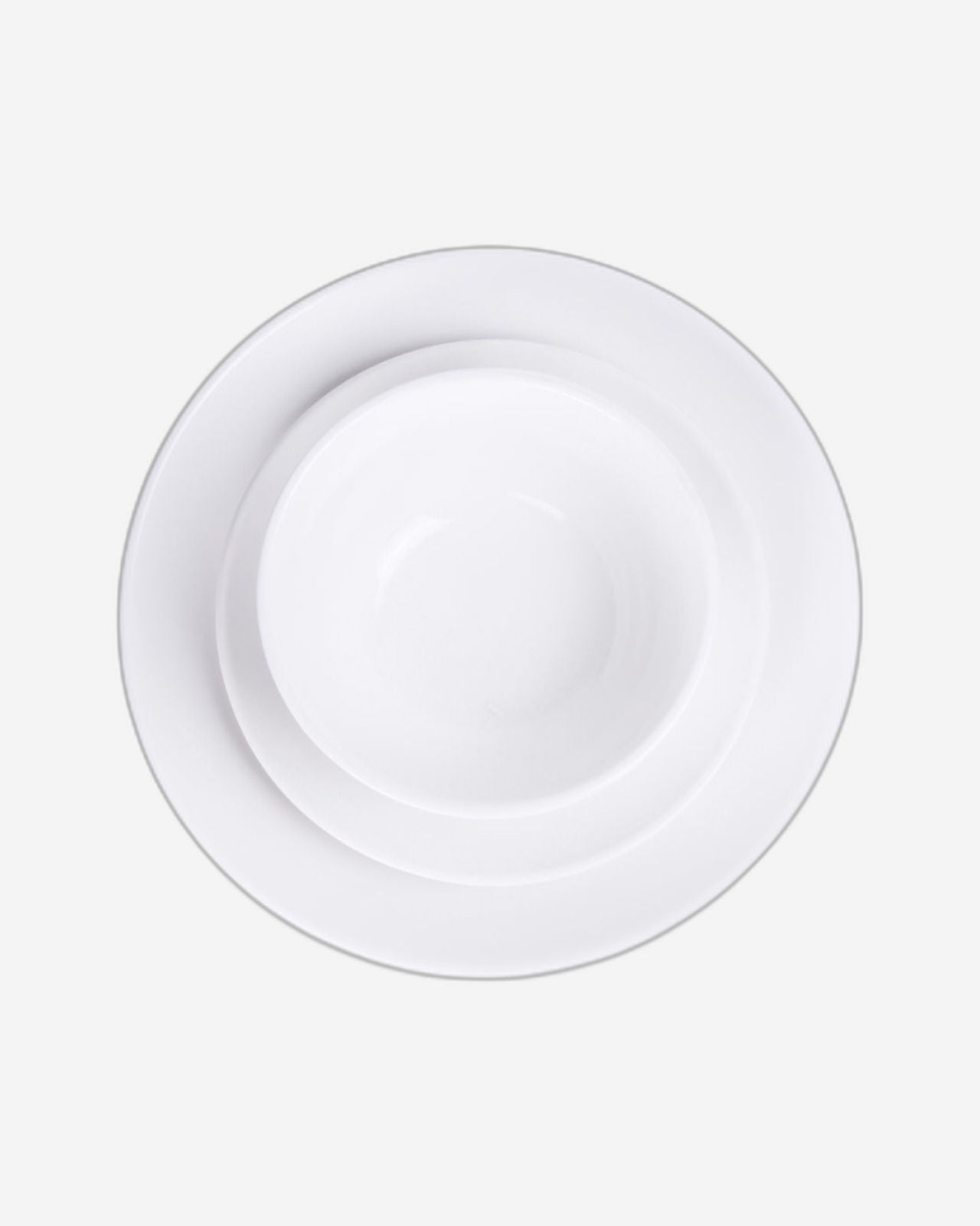 Shallow by Cuisine Art 12-Piece Porcelain Dinnerware Set – Elegant Ceramic Crockery for 4 | Includes 26.8 cm Dinner Plates, 20 cm Side Plates, and 15 cm Bowls, White