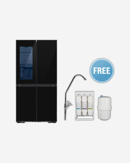 Samsung 548L French Door Refrigerator, Digital Inverter Compressor, SpaceMax Technology – RF65DB975E22AE-R (Milano Water Purifier Free)