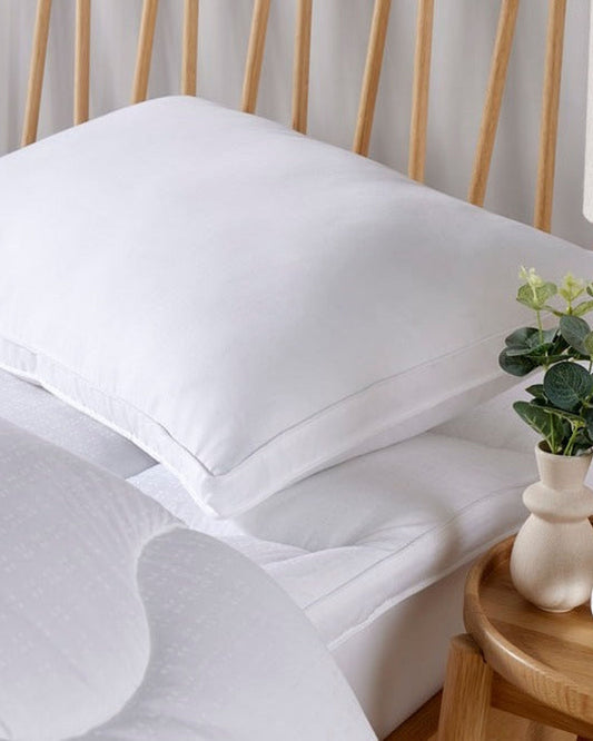 Christy "Sateen Touch" Deep Sided Filled Pillow - Medium to Firm