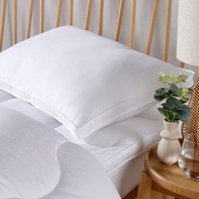 Christy "Sateen Touch" Deep Sided Filled Pillow - Medium to Firm