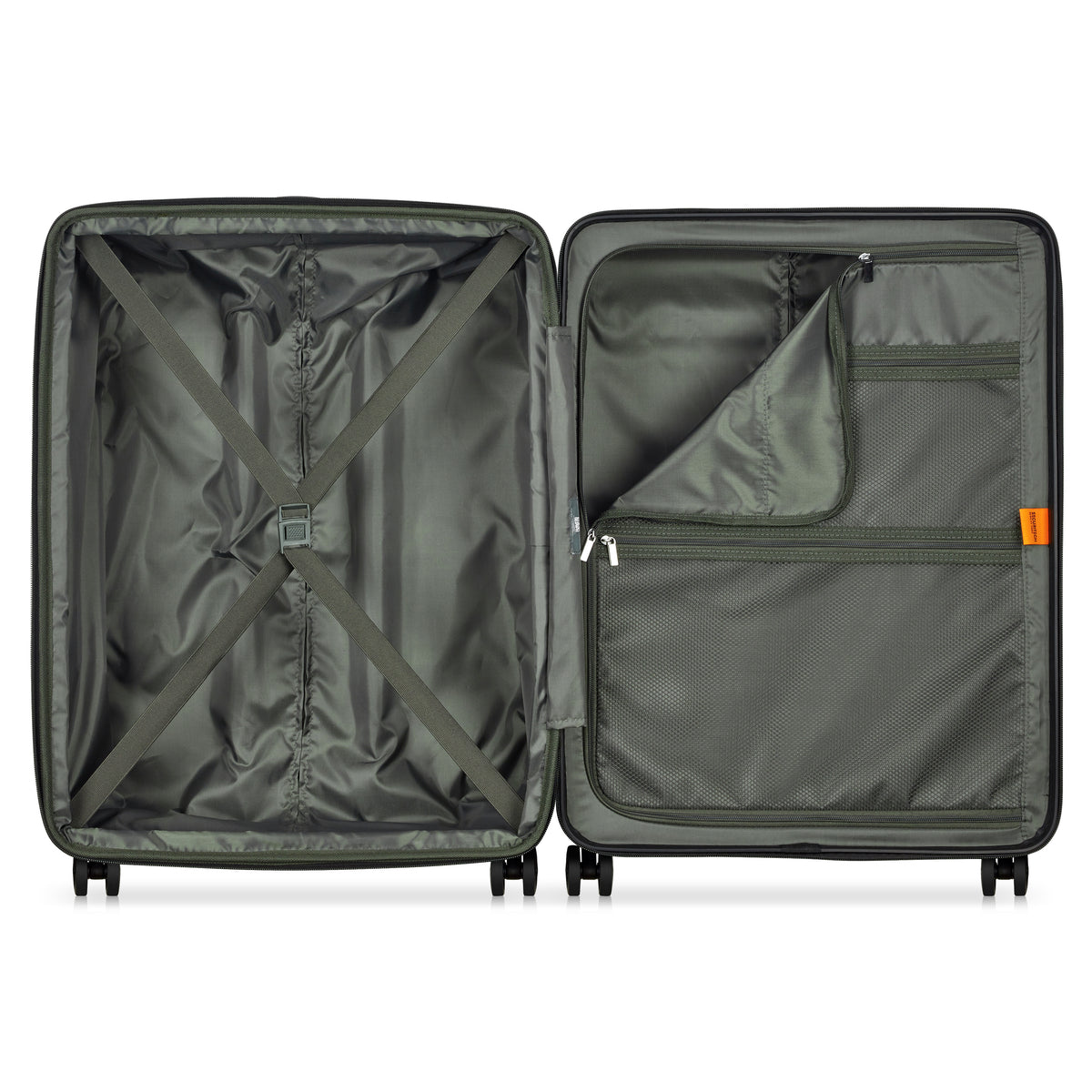 Delsey Paris Securitech Slash 3 Piece Set Expandable Luggage + Free Backpack