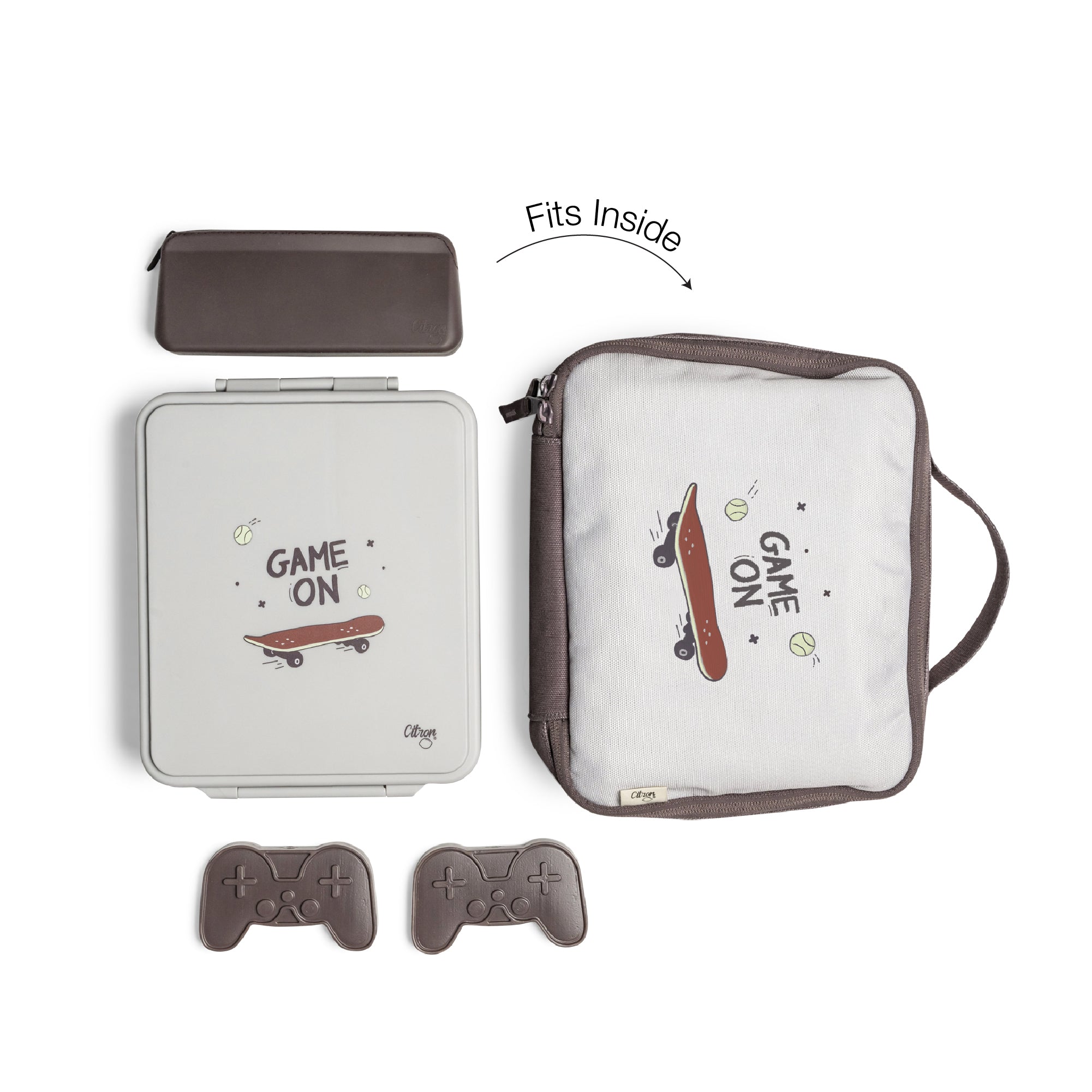 Citron Coolkid Insulated Square Lunchbag