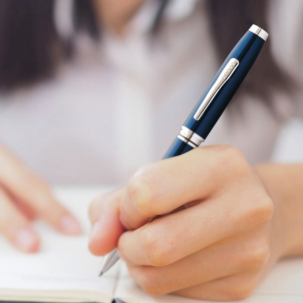 Cross Coventry Blue Lacquer Ballpoint Pen AT0662-9