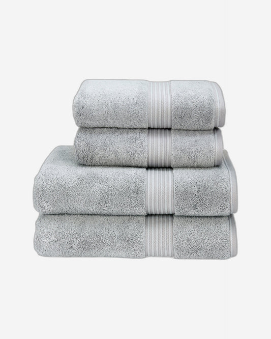 Christy "Supreme" Bath Towels & Mat Collection in Silver