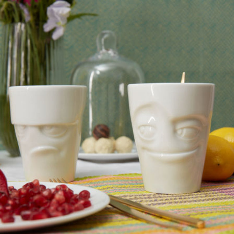 58 Products Mug set no.1 - grumpy & impish white