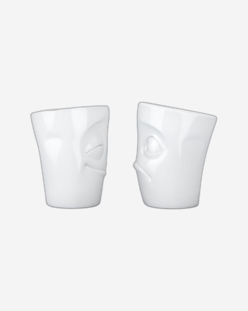 58 Products Mug set no.2 - cheery & baffled white