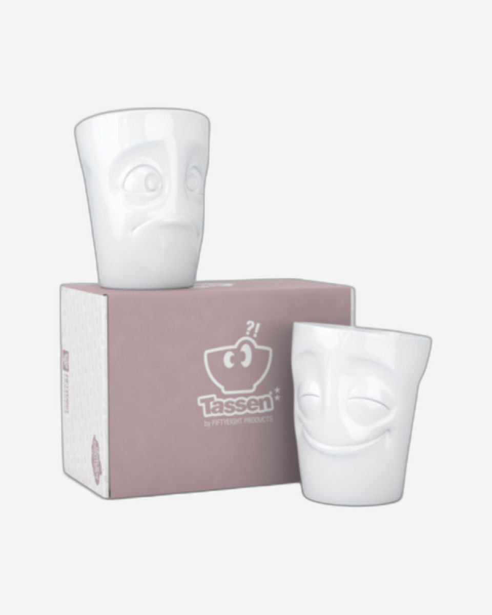 58 Products Mug set no.2 - cheery & baffled white