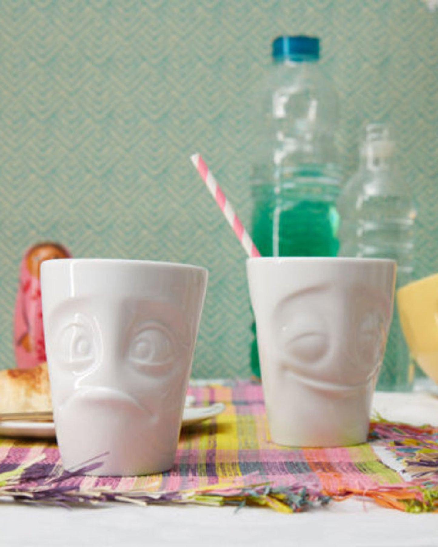 58 Products Mug set no.2 - cheery & baffled white