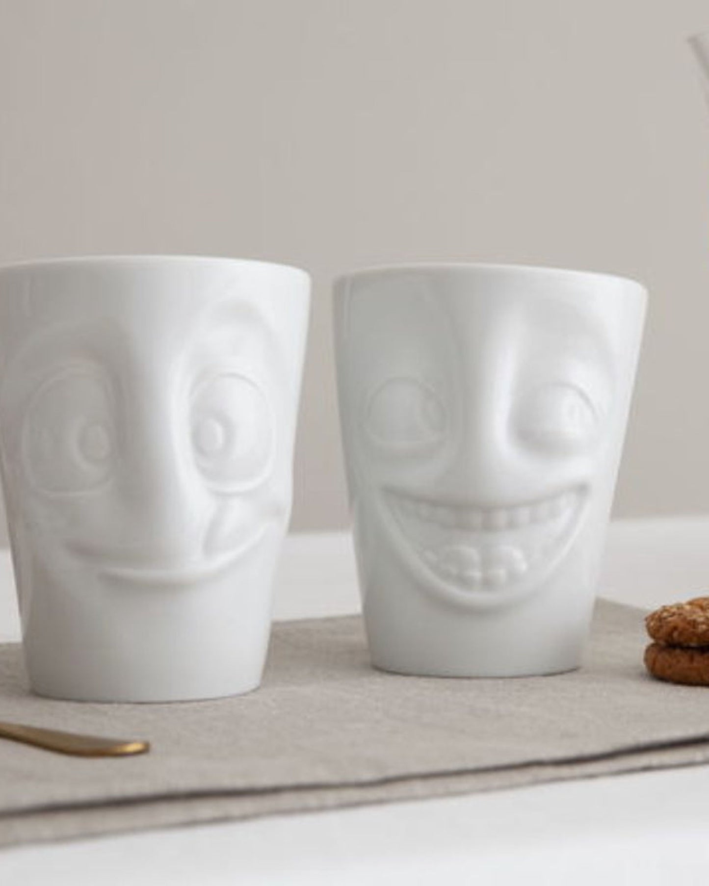58 Products Mug set no.3 - joking & tasty white